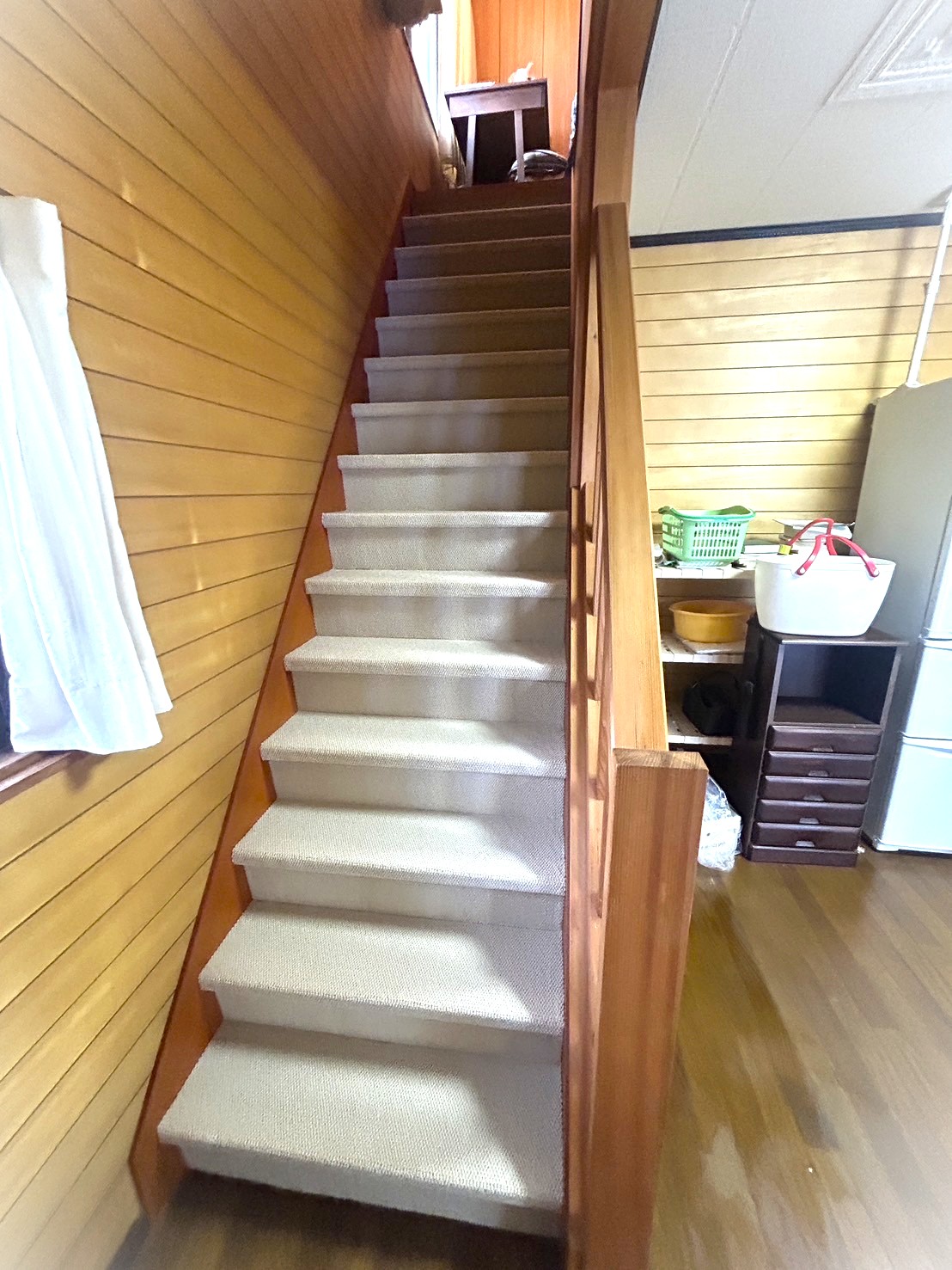 工事名階段カーペット貼替